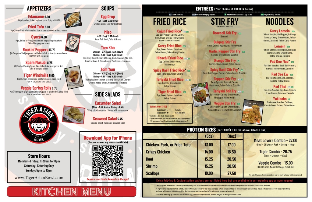 Menu (Front)